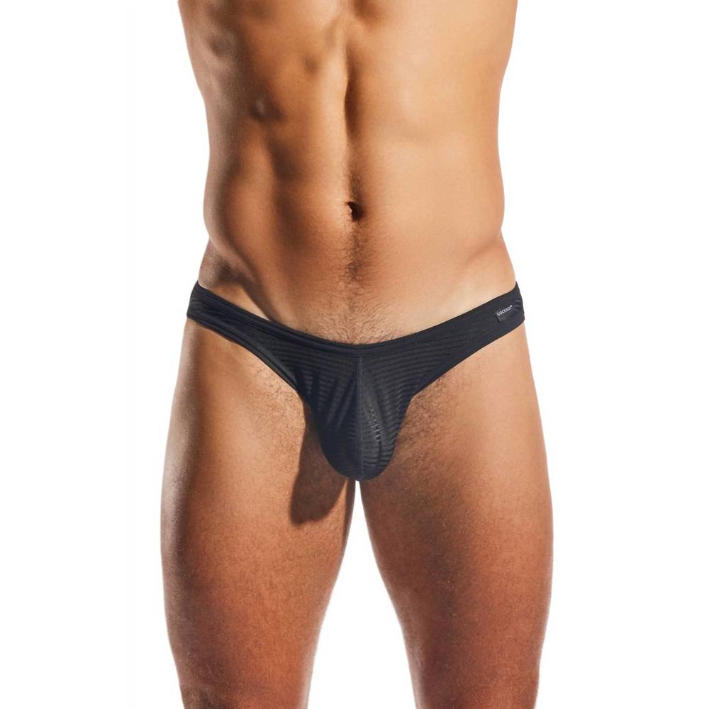 NEW COCKSOX semi-sheer brief in nero
